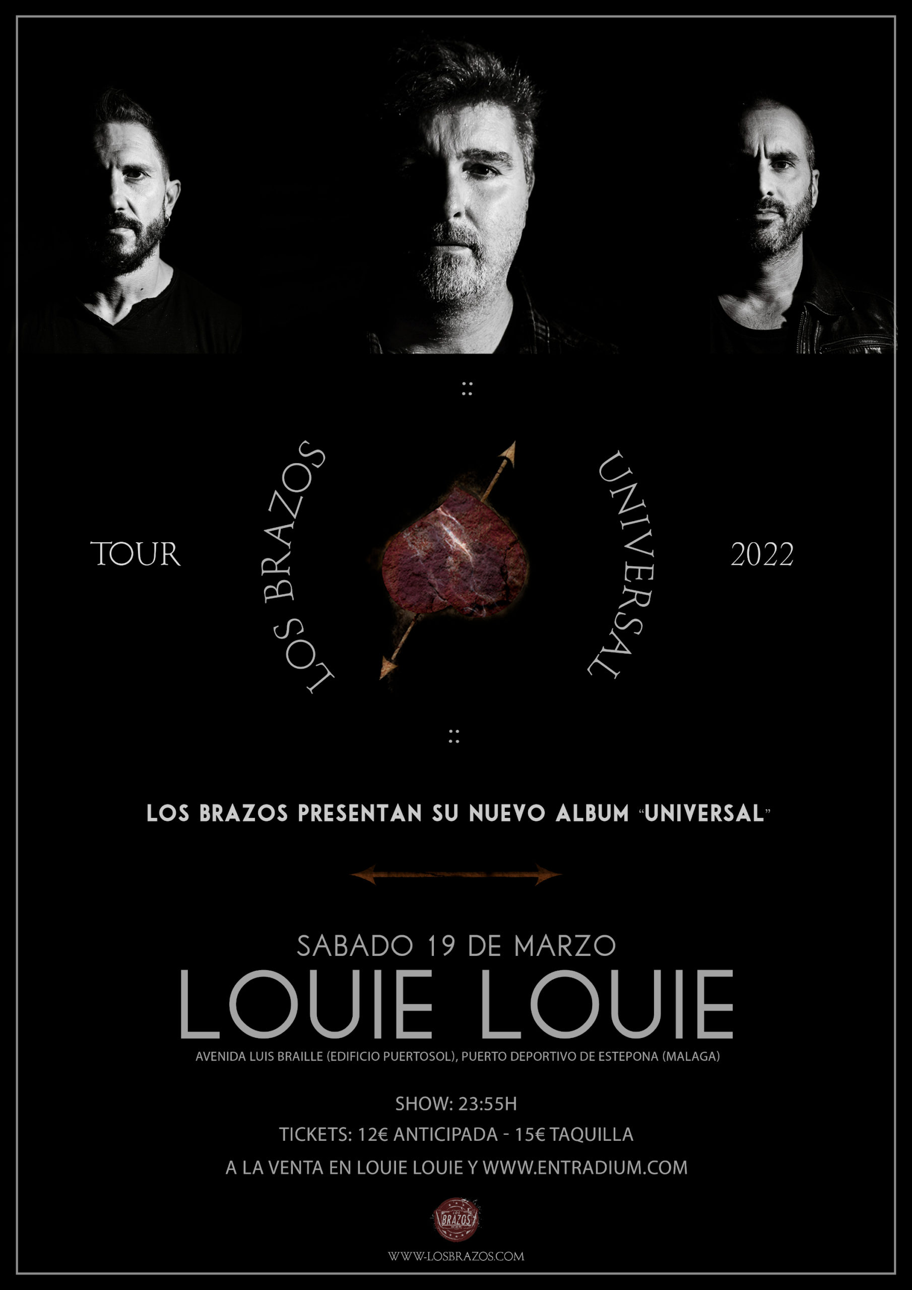 concierto Los BRazos en Malaga - Louie Louie Live Estepona